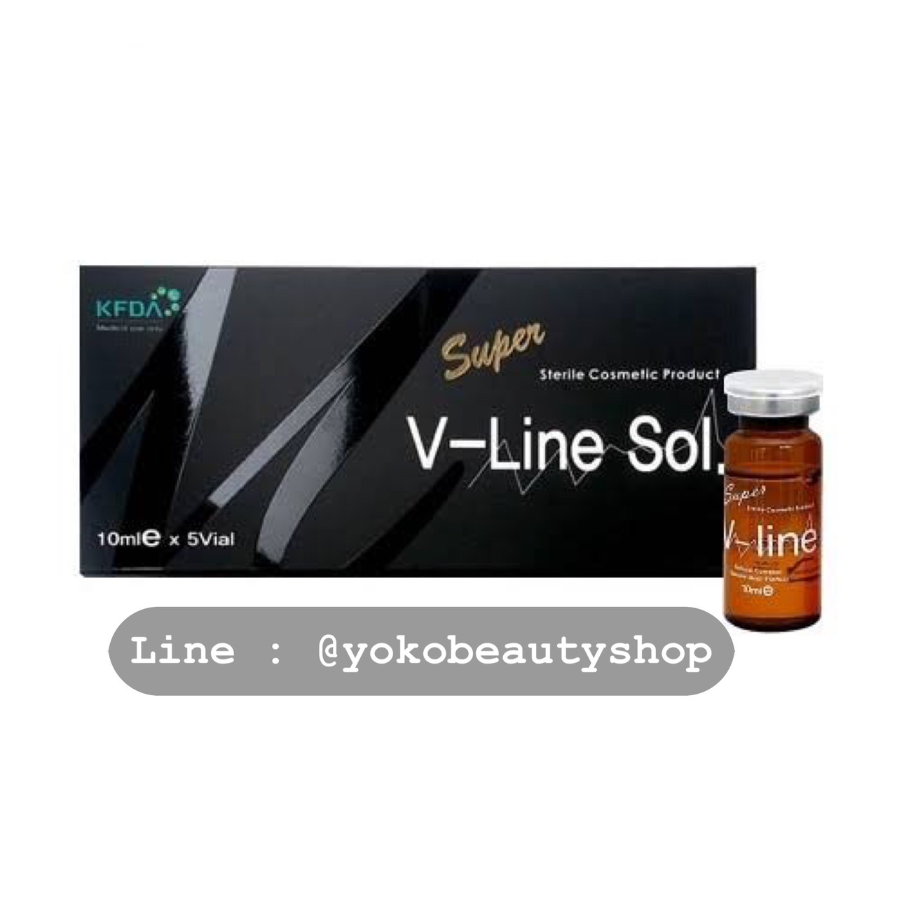 รูปภาพที่5 ของสินค้า : Super V-Line Sol. Made in Korea แฟตลดแก้ม